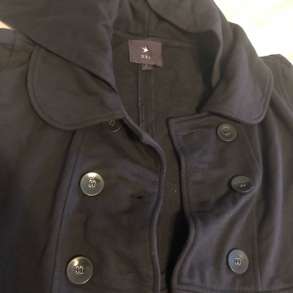 Forever 21 Fall Jersey Knit Sweater Jacket Coat